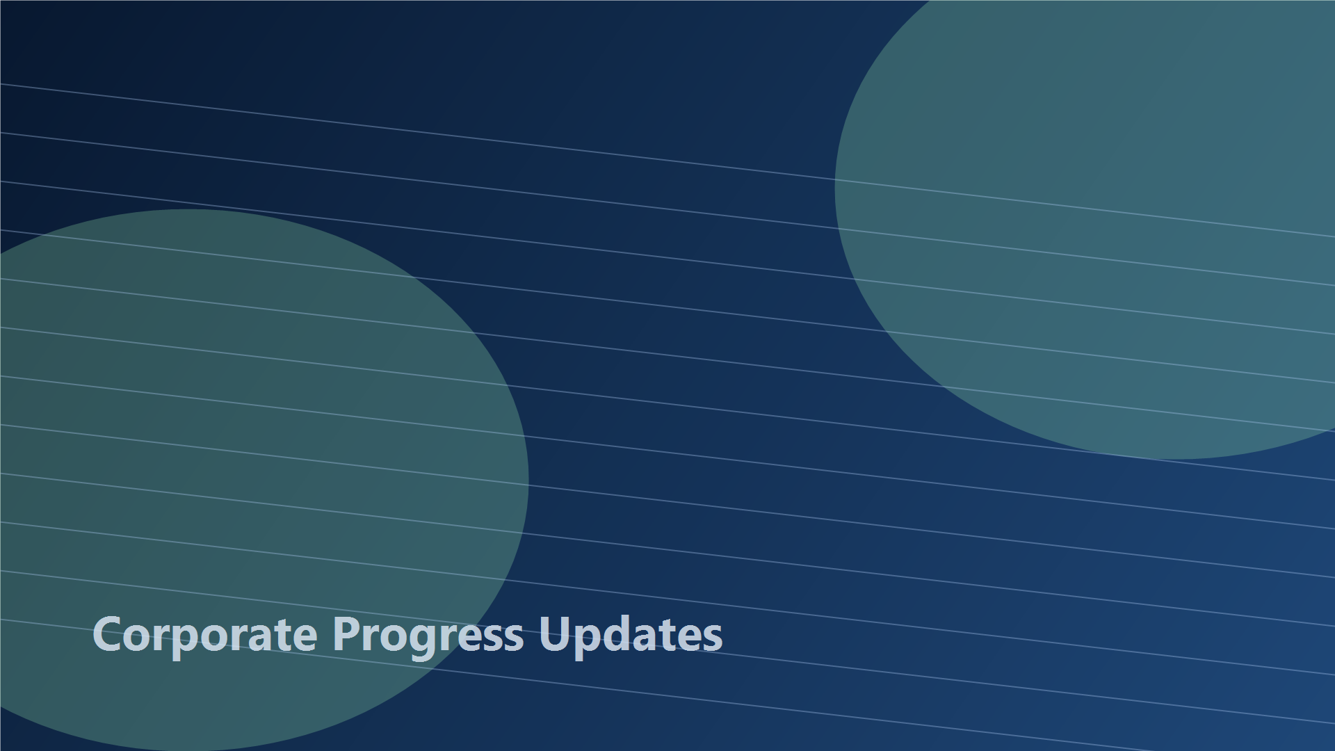 Corporate news visual